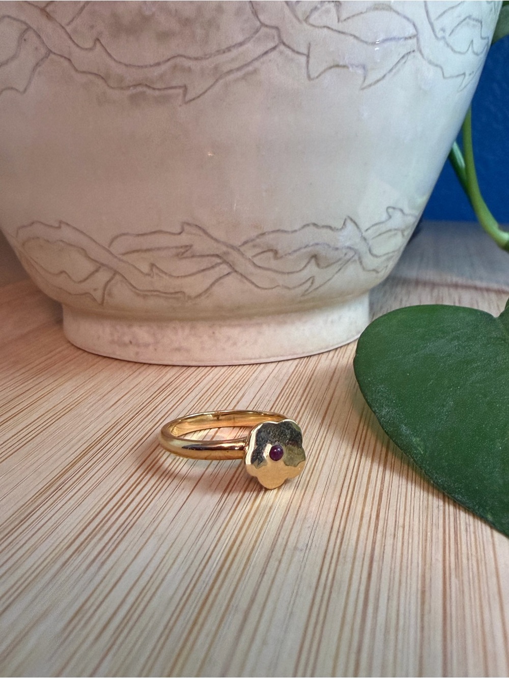 Merewif Gold Blossom Ring